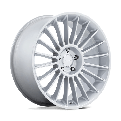 22X9.5 Status Venti Gloss Silver 5X120 ET30 Wheel Rim