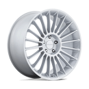 22X9.5 Status Venti Gloss Silver 5X120 ET30 Wheel Rim-2