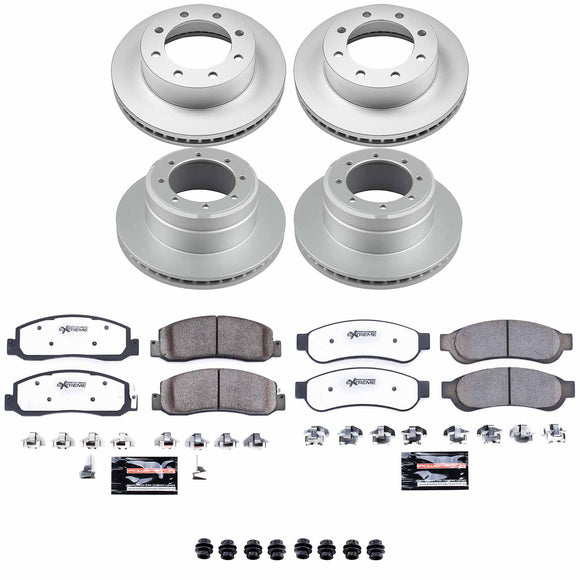 Z36 Truck & Tow Premium Carbon-Fiber Ceramic Brake Pad and Fully Coated Rotor Ki