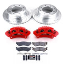 PowerStop Z23 Daily Driver Carbon-Fiber Ceramic Pads Drilled & Slotted Rotor & C