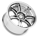 18x9 Kansei K17X Seven Chrome 5x114.3 ET22 CB73.1 Wheel