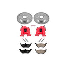 PowerStop Z23 Daily Driver Carbon-Fiber Ceramic Pads Drilled & Slotted Rotor & C