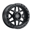 20x9 Black Rhino Kelso Matte Black Black Bolts 6x139.7 ET0.00 Wheel