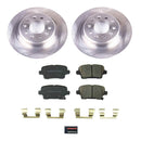 PowerStop OE Stock Replacement Low-Dust Ceramic Brake Pad and Rotor Kit