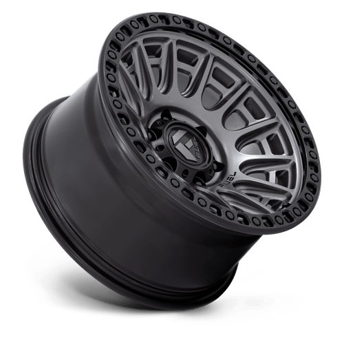 17x9 Fuel Off-Road D835 Cycle Matte Gunmetal with Black Ring 5x127 ET1 Wheel