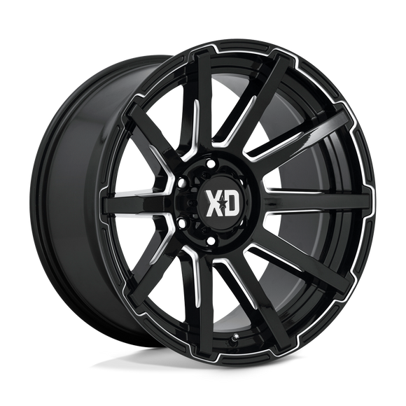 20X9 XD Series XD847 OUTBREAK Gloss Black Milled 5X150 ET30 wheel/rim