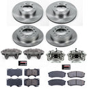 PowerStop OE Stock Replacement Low-Dust Ceramic Brake Pad, Rotor and Caliper Kit
