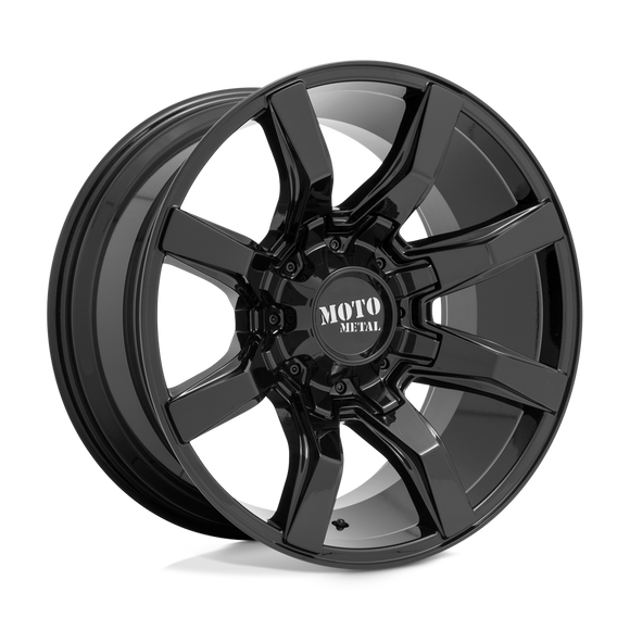 22X12 Moto Metal MO804 SPIDER Gloss Black 6X135/6X139.7 ET-44 wheel/rim