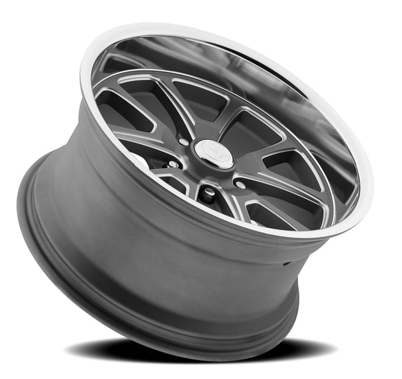 20x9.5 Resto Laguna Gun Metal Diamond Cut Lip 5x127 ET1 CB78.10 Wheel