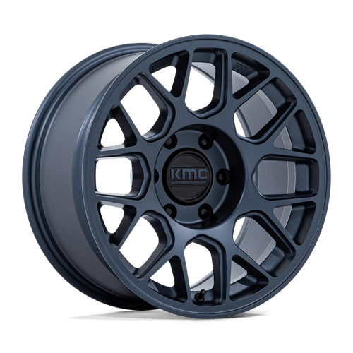 17X8.5 KMC KM730 Hatchet Metallic Blue 5x127 ET25 Wheel Rim