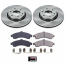 PowerStop OE Stock Replacement Low-Dust Ceramic Brake Pad and Rotor Kit