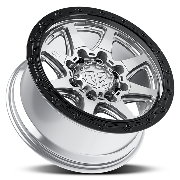20x9 MTX Spitfire 8 Machined With Black Ring 8x165.1 ET0 CB125.2 Wheel