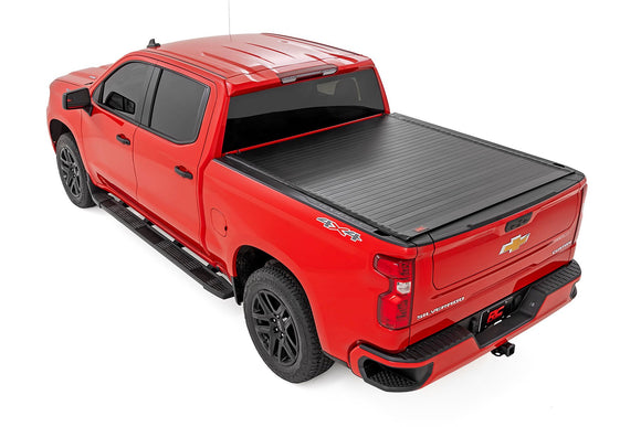 Rough Country Hard Roll Up Bed Cover 5'10" Bed For Chevy GMC Sierra 1500 19-25