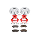 PowerStop Z36 Truck and SUV Ceramic Brake Pad, Drilled & Slotted Rotor, and Cali