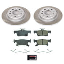 PowerStop Semi-Coated Rotor and Low-Dust Ceramic Brake Pad Kit