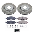 PowerStop Semi-Coated Rotor and Low-Dust Ceramic Brake Pad Kit