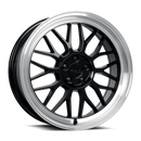 Katana KR06 Glossy Black Machined Lip 5x100 ET40 CB73.1 Wheel Rim