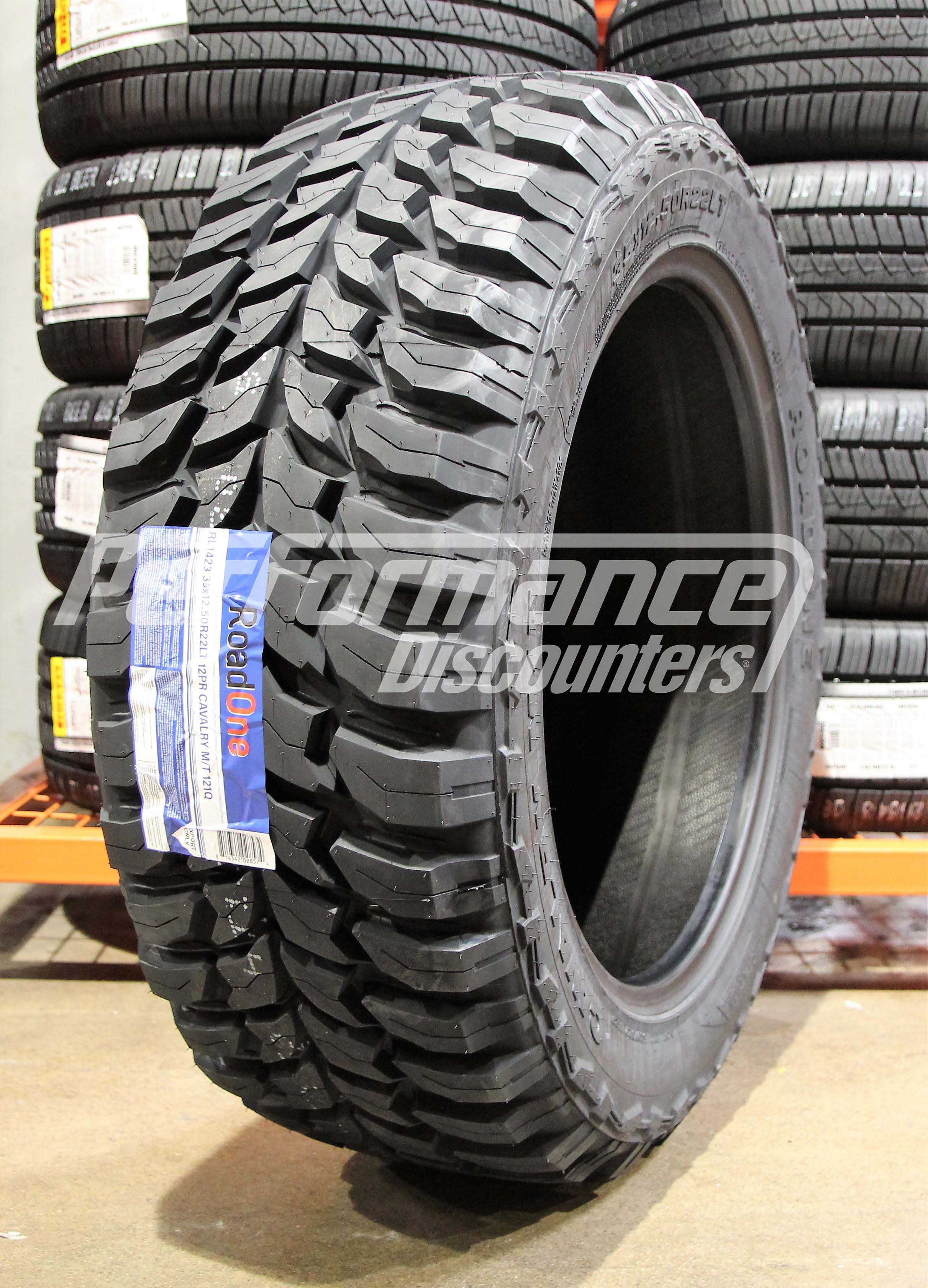 Roadone Cavalry M/T Mud Tire(s) 35X12.50R22 LRF BSW 121Q 35125022