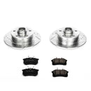 PowerStop Z23 Daily Driver Carbon-Fiber Ceramic Brake Pad and Drilled & Slotted