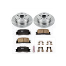 PowerStop OE Stock Replacement Low-Dust Ceramic Brake Pad and Rotor Kit