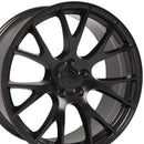 20" Replica DG15 fits Dodge Hellcat 20x10 Black