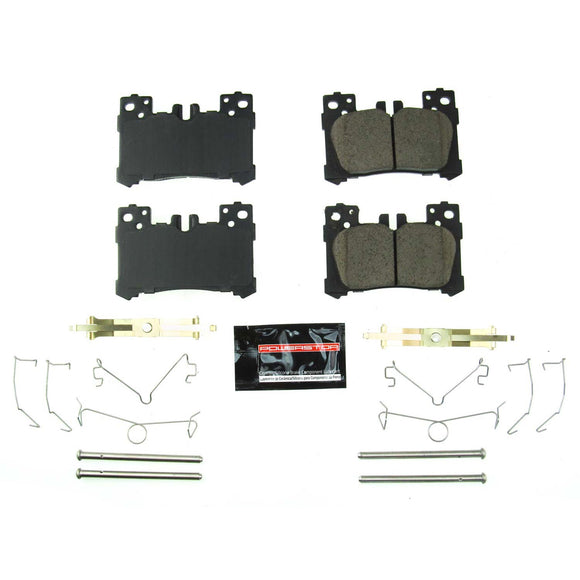 PowerStop Z23 Evolution Sport Carbon-Fiber Brake Pads With Hardware