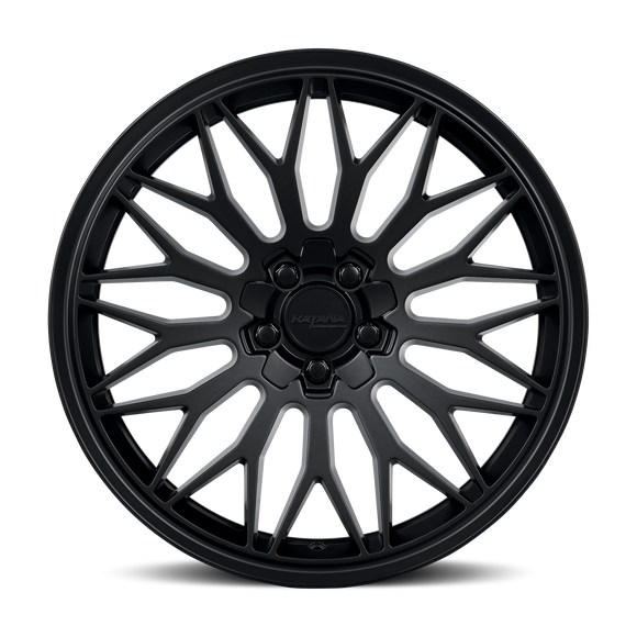 Katana KR05 Matte Black 5x100/114.3 ET40 CB73.1 Wheel Rim