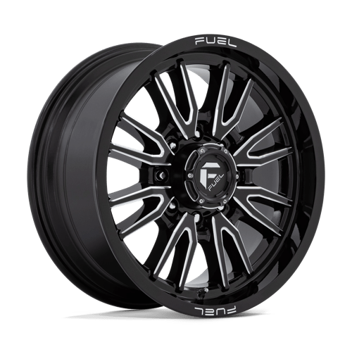 20x9 Fuel Off-Road D761 Clash Gloss Black Milled 8x170 ET20 CB125.1 Wheel Rim