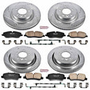 PowerStop Z23 Daily Driver Carbon-Fiber Ceramic Brake Pad and Drilled & Slotted