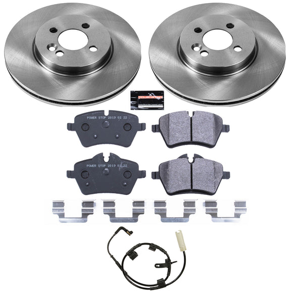 PowerStop Track Day Spec High-Performance Brake Pad and Rotor Kit