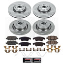 PowerStop OE Stock Replacement Low-Dust Ceramic Brake Pad and Rotor Kit