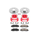 PowerStop Z23 Daily Driver Carbon-Fiber Ceramic Pads Drilled & Slotted Rotor & C