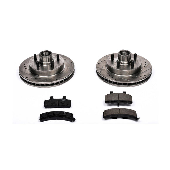 PowerStop Z23 Daily Driver Carbon-Fiber Ceramic Brake Pad and Drilled & Slotted