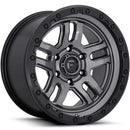 18x9 Fuel Off-Road D701 Ammo Matte Gun Metal Black Bead Ring 6x135 ET20 Wheel