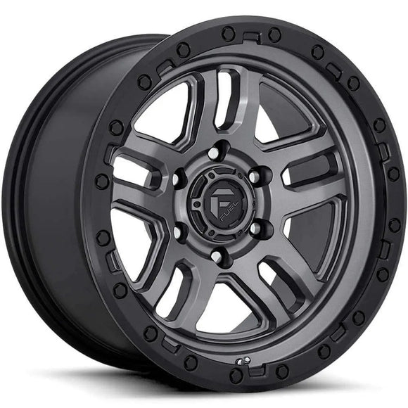 18x9 Fuel Off-Road D701 Ammo Matte Gun Metal Black Bead Ring 6x135 ET20 Wheel