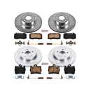PowerStop Z23 Daily Driver Carbon-Fiber Ceramic Brake Pad and Drilled & Slotted