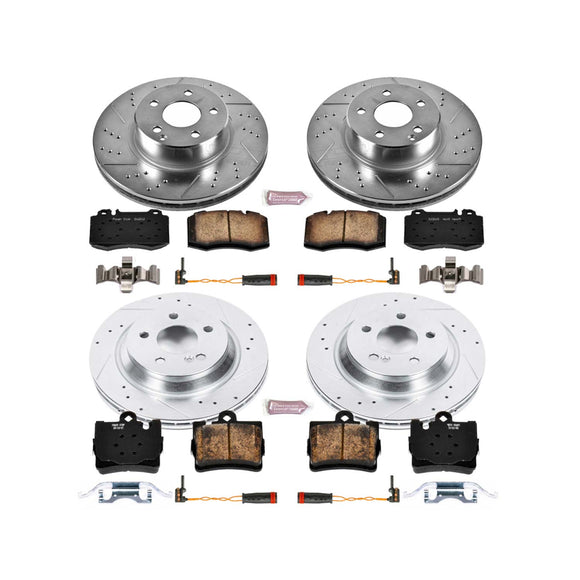 PowerStop Z23 Daily Driver Carbon-Fiber Ceramic Brake Pad and Drilled & Slotted