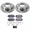 PowerStop OE Stock Replacement Low-Dust Ceramic Brake Pad and Rotor Kit