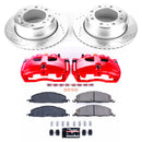 PowerStop Z23 Daily Driver Carbon-Fiber Ceramic Pads Drilled & Slotted Rotor & C