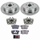 PowerStop OE Stock Replacement Low-Dust Ceramic Brake Pad, Rotor and Caliper Kit