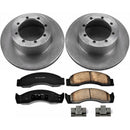 PowerStop OE Stock Replacement Low-Dust Ceramic Brake Pad and Rotor Kit