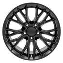 18" Replica Wheel CV22 Fits Chevrolet Corvette - C7 Z06 Rim 18x8.5 Black Wheel