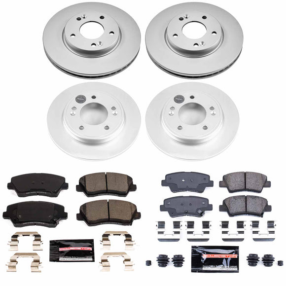 Z23 Daily Driver Premium Carbon-Fiber Ceramic Brake Pad and Fully Coated Rotor K