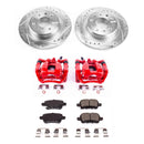 PowerStop Z23 Daily Driver Carbon-Fiber Ceramic Pads Drilled & Slotted Rotor & C
