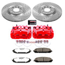 PowerStop Z36 Truck and SUV Ceramic Brake Pad, Drilled & Slotted Rotor, and Cali