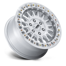 17x8 KMC KM552 IMS Gloss Silver Machined Face 6x139.7 ET32 CB106.1 Wheel