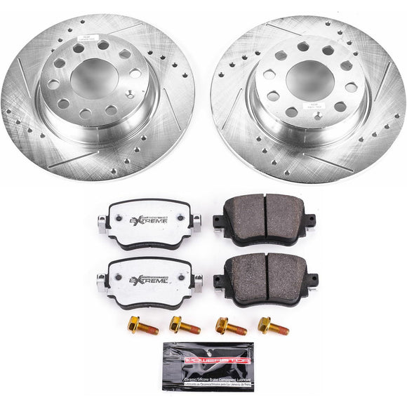 PowerStop Z26 Street Performance Ceramic Brake Pad and Drilled & Slotted Rotor K
