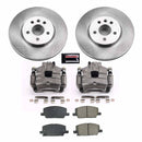 PowerStop OE Stock Replacement Low-Dust Ceramic Brake Pad, Rotor and Caliper Kit