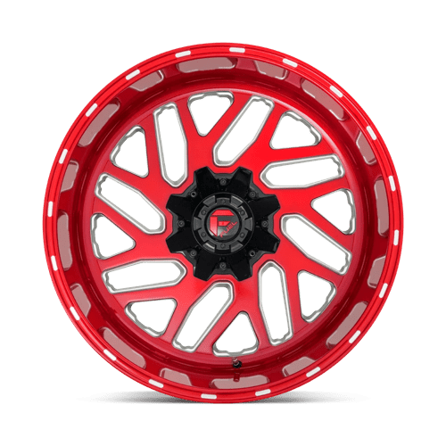 20x10 Fuel Off-Road D691 Triton Candy Red Milled 8x180 ET-18 CB124.2 Wheel Rim