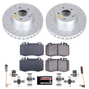 PowerStop Genuine Geomet Coated Rotor and Carbon-Fiber Ceramic Brake Pad Kit